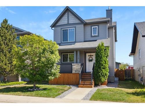 140 Vickers Close, Red Deer, AB - Outdoor With Deck Patio Veranda With Facade