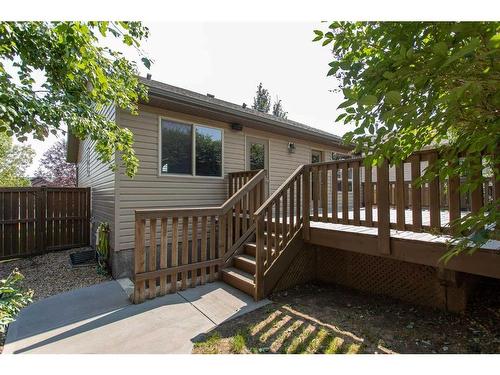 61 Terrace Heights Drive, Lacombe, AB - Outdoor With Deck Patio Veranda With Exterior