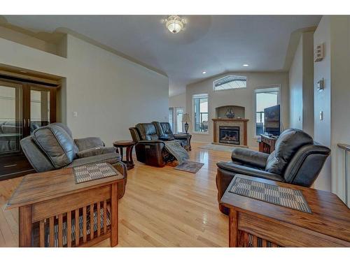 226-200 Ramage Close, Red Deer, AB - Indoor Photo Showing Living Room With Fireplace