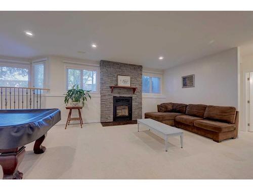 28 Duval Close, Red Deer, AB - Indoor With Fireplace