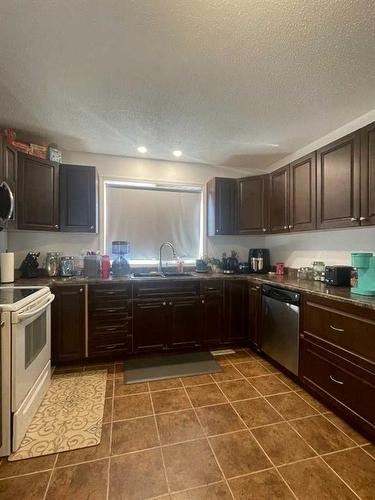 4626 Victoria Avenue, Coronation, AB - Indoor Photo Showing Kitchen With Double Sink