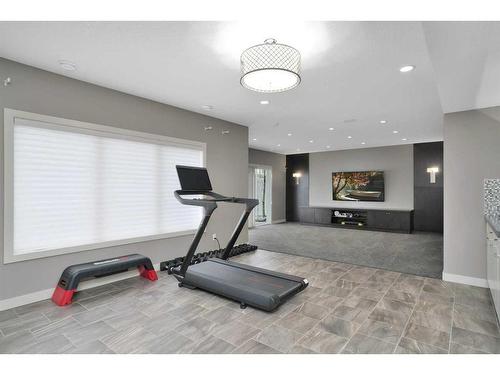 137 Sutherland Close, Red Deer, AB - Indoor Photo Showing Gym Room