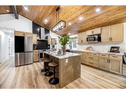 38277 Range Road 264, Rural Red Deer County, AB - Indoor Photo Showing Kitchen With Upgraded Kitchen