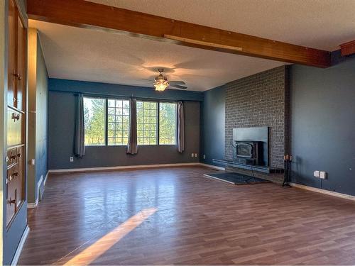 45466 Range Road 180, Rural Camrose County, AB - Indoor With Fireplace