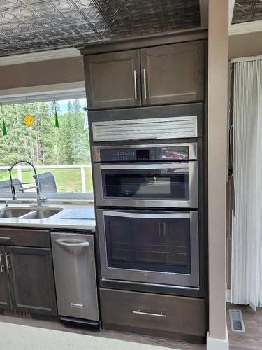 4528 Township Road 482, Rural Brazeau County, AB - Indoor Photo Showing Kitchen With Double Sink