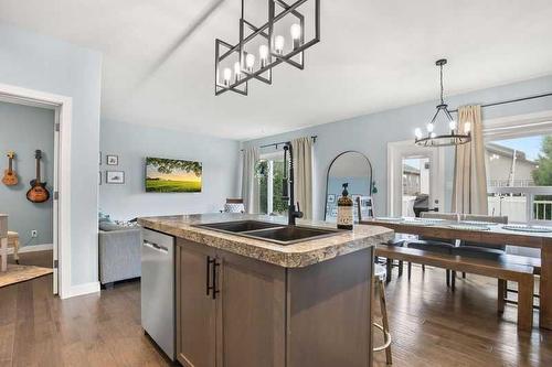 311 Webster Drive, Red Deer, AB - Indoor Photo Showing Kitchen With Double Sink