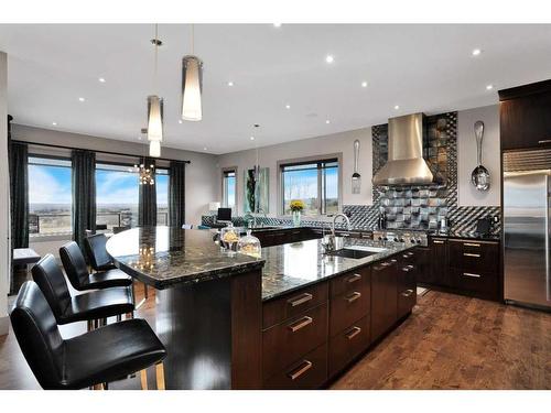 120-38254 Range Road 265, Rural Red Deer County, AB - Indoor Photo Showing Kitchen With Upgraded Kitchen