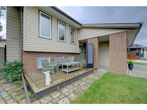 49 Chappel Drive, Red Deer, AB - Outdoor With Deck Patio Veranda With Exterior