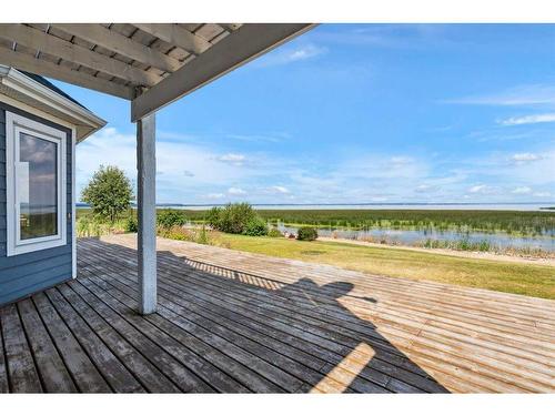 58 Sunset Harbour, Rural Wetaskiwin No. 10, County Of, AB - Outdoor With Deck Patio Veranda With View With Exterior