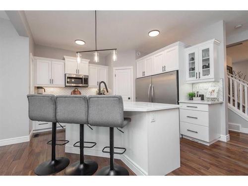 113 Weddell Crescent, Red Deer, AB - Indoor Photo Showing Kitchen With Upgraded Kitchen