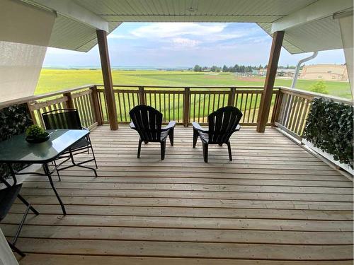 13 Cherry Se, Three Hills, AB - Outdoor With Deck Patio Veranda With View With Exterior