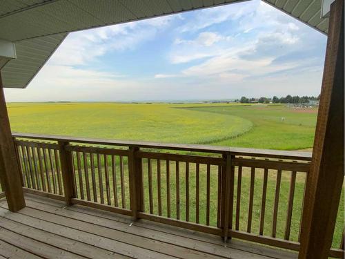 13 Cherry Se, Three Hills, AB - Outdoor With Deck Patio Veranda With View