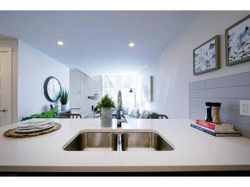 14649 1 Street Ne, Calgary, AB - Indoor Photo Showing Kitchen With Double Sink