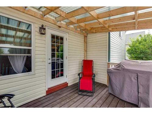 50 Jewell Street, Red Deer, AB - Outdoor With Deck Patio Veranda With Exterior