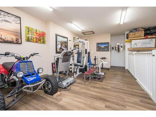 18-39026 Range Road 275, Rural Red Deer County, AB - Indoor Photo Showing Gym Room