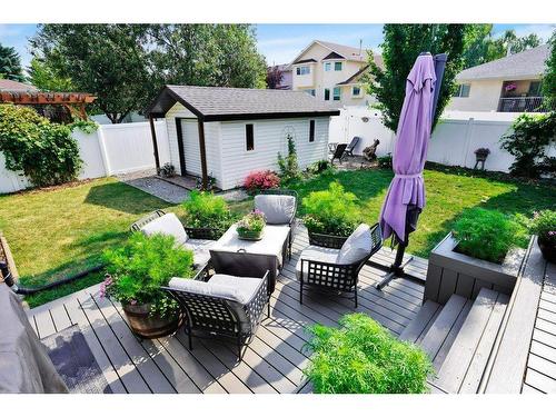 71 Anquetel Street, Red Deer, AB - Outdoor With Deck Patio Veranda With Exterior