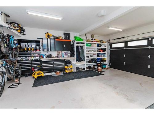 32 Best Crescent, Red Deer, AB - Indoor Photo Showing Garage