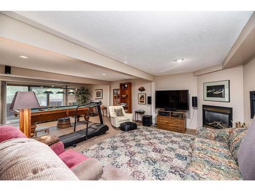 5432 58A Street Crescent, Lacombe, AB - Indoor With Fireplace