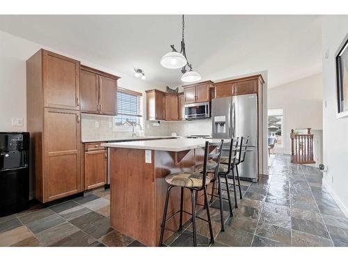 56 Kershaw Close, Red Deer, AB - Indoor Photo Showing Kitchen With Upgraded Kitchen