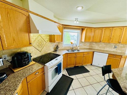 14 Langford Crescent, Red Deer, AB - Indoor Photo Showing Kitchen With Double Sink