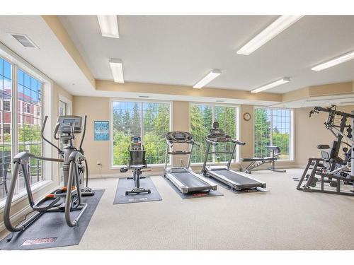 128-6 Michener Boulevard, Red Deer, AB - Indoor Photo Showing Gym Room