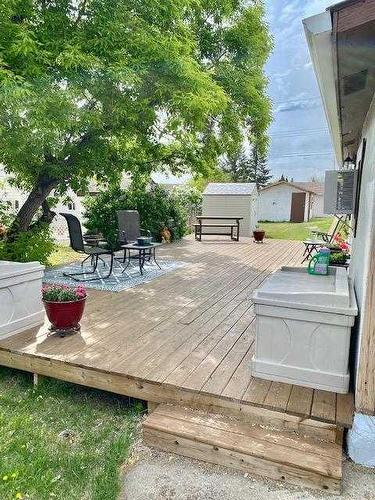 5007 48 Street, Hardisty, AB - Outdoor With Deck Patio Veranda