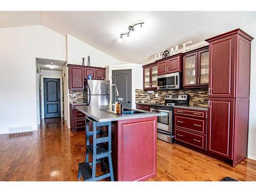 132 Oswald Close, Red Deer, AB - Indoor Photo Showing Kitchen