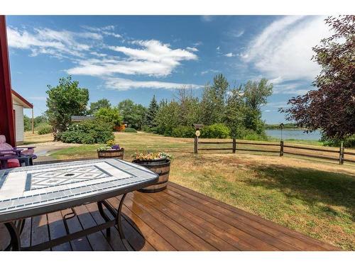 20024A Twp Rd 452, Rural Camrose County, AB - Outdoor With Deck Patio Veranda With View