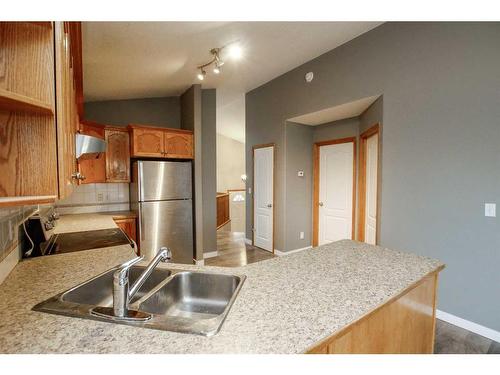 15 Dynes Street, Red Deer, AB - Indoor Photo Showing Kitchen With Double Sink