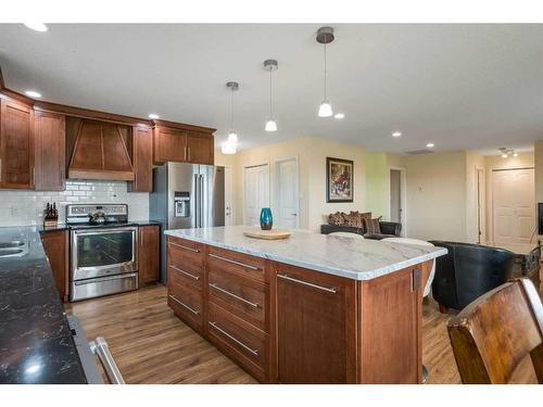 5117 590 Township, Barrhead, AB - Indoor Photo Showing Kitchen With Double Sink