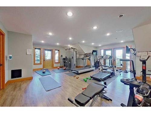 117 & 121-25054 South Pine Lake Road, Rural Red Deer County, AB - Indoor Photo Showing Gym Room