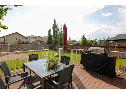 121 Traptow Close, Red Deer, AB - Outdoor With Deck Patio Veranda With Backyard With Exterior