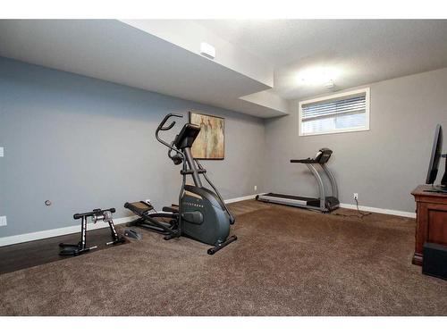 121 Traptow Close, Red Deer, AB - Indoor Photo Showing Gym Room