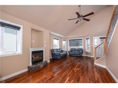 3712 69 St., Camrose, AB - Indoor With Fireplace