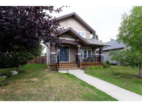 32 Wiley Crescent, Red Deer, AB - Outdoor With Deck Patio Veranda With Facade