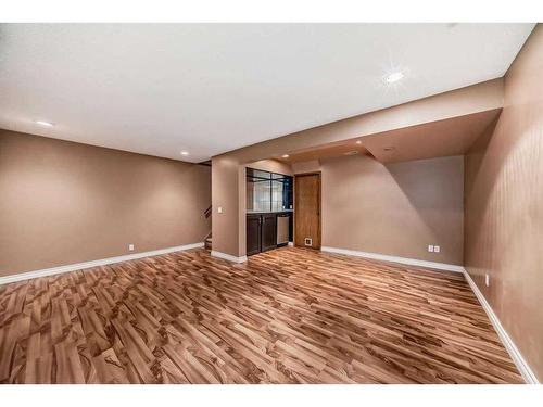 222 Cedarwood Park Sw, Calgary, AB - Indoor Photo Showing Living Room With Fireplace