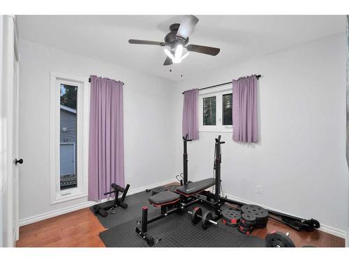 209 Westwood Way, Rural Clearwater County, AB - Indoor Photo Showing Gym Room