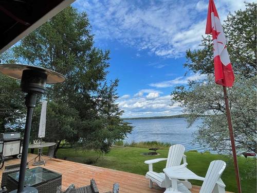 1303 Baptiste Drive, West Baptiste, AB - Outdoor With Body Of Water With View