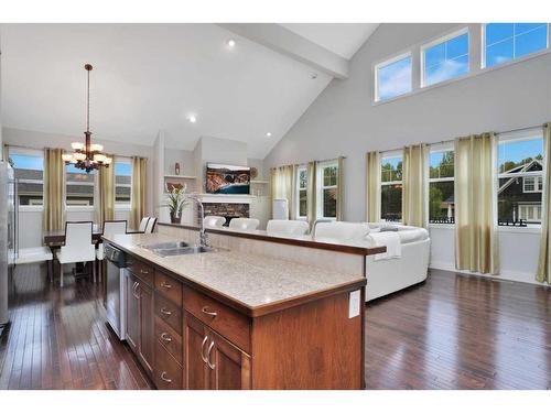 444 Summer Crescent, Rural Ponoka County, AB - Indoor Photo Showing Kitchen With Double Sink