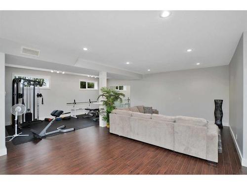 444 Summer Crescent, Rural Ponoka County, AB - Indoor Photo Showing Gym Room