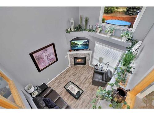 33 Duval Crescent, Red Deer, AB - Indoor With Fireplace