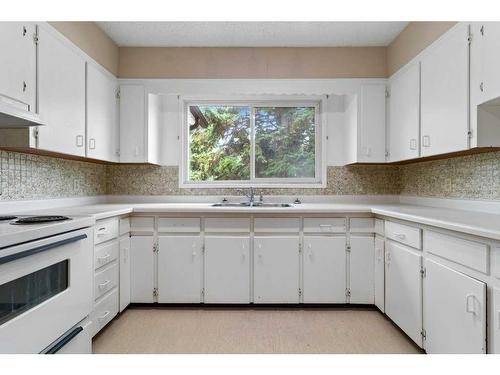 113 Overdown Drive, Red Deer, AB - Indoor Photo Showing Kitchen With Double Sink