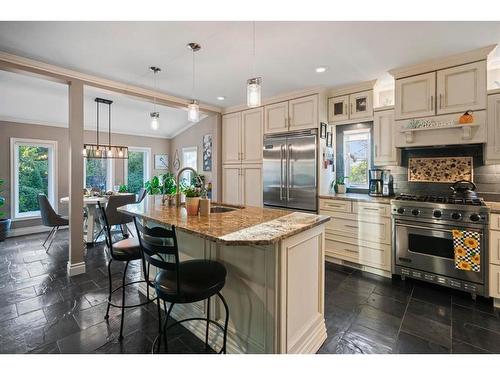 1709 Pratridge Drive, Rural Camrose County, AB - Indoor Photo Showing Kitchen With Upgraded Kitchen