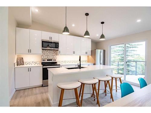 226-36078 Range Road 245 A, Rural Red Deer County, AB - Indoor Photo Showing Kitchen With Stainless Steel Kitchen With Upgraded Kitchen