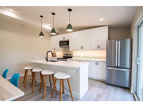 226-36078 Range Road 245 A, Rural Red Deer County, AB - Indoor Photo Showing Kitchen With Stainless Steel Kitchen With Upgraded Kitchen