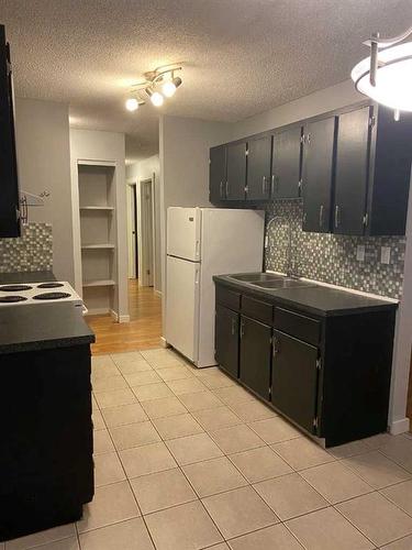 1-6-5804 58A Street, Red Deer, AB - Indoor Photo Showing Kitchen With Double Sink