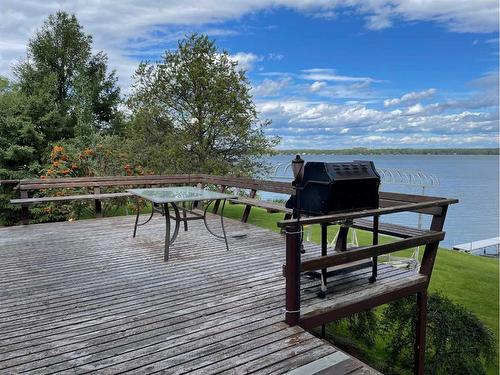 1301 Baptiste Drive, West Baptiste, AB - Outdoor With Body Of Water With View