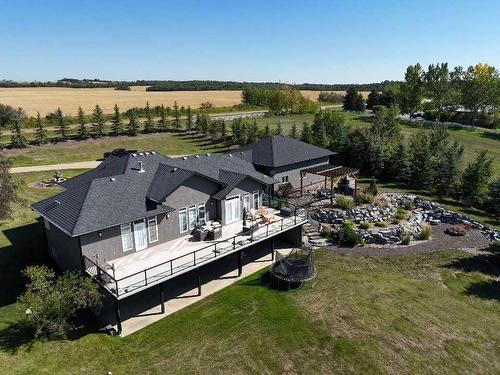 39328 Range Road 15, Rural Lacombe County, AB - Outdoor With Deck Patio Veranda With View