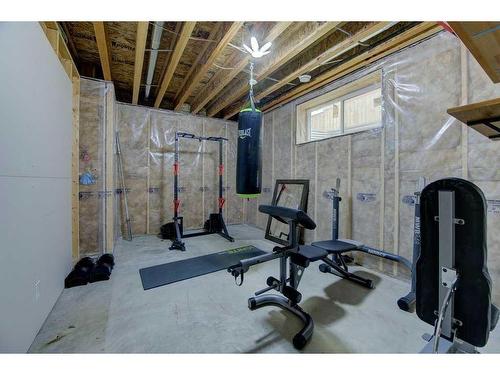 4825 Aspen Lakes Boulevard, Blackfalds, AB - Indoor Photo Showing Gym Room