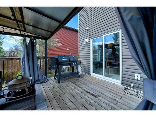 4825 Aspen Lakes Boulevard, Blackfalds, AB - Outdoor With Deck Patio Veranda With Exterior